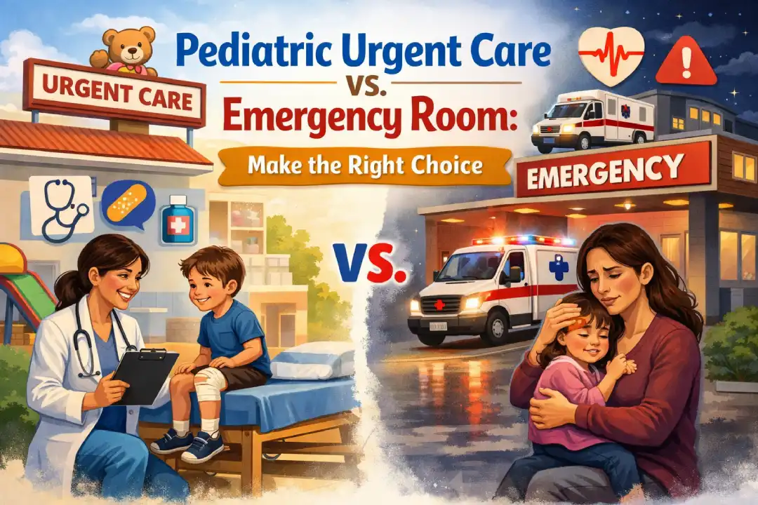 Pediatric Urgent Care vs. Emergency Room
